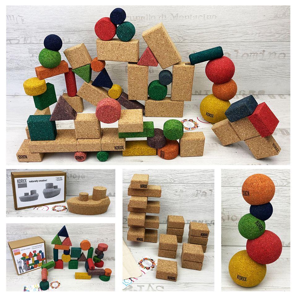 Creativity with giant blocks toys